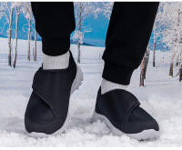 Zapatillas De Paseo Unisex Para Piernas Adelgazadas Y Dedos Hinchados Ajustables Con Cordones Y Cierre De Encaje Suela EVA Cómodas Para Otoño Invierno - details 15