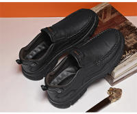 Zapatos Casuales Para Hombre Nuevos Moda Con Cuero Genuino Hechos a Mano Zapatillas De Conducción Slip-on Planos Mocasines Transpirables Y Masajeados Para Caminar - details 14