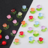 25 Sets De Polvo De Gel Para Manualidades Perlas De Tulipán De Vidrio Gradiente Material Para Hacer Pulseras Collares Accesorios Y Peinados DIY - details 5