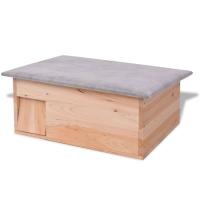 vidaXL Casa para erizos de madera 45x33x22 cm - details 0