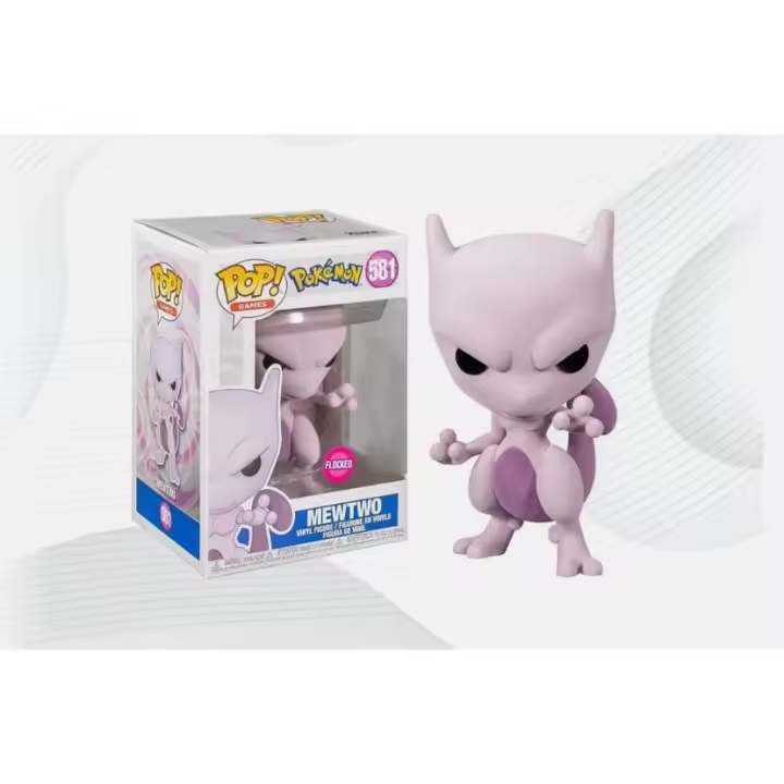 Funko pop Mewtwo Flocked 581 Pokémon - 1