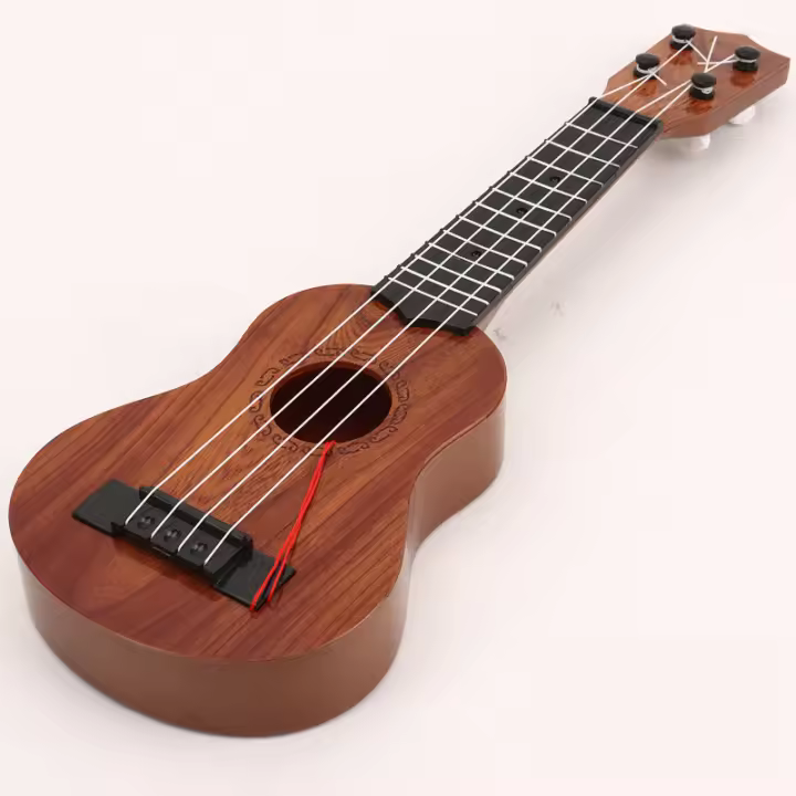 Yukri Juguete Guitarra Pequeña Para Niños Instrumento Musical De Enseñanza Con Cuatro Cuerdas Juguete Educativo Para Niños - 1
