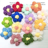 10Pcs Pétalos De Flor De Algodón Maternado Artificial Para Tejer Manualmente Patch De Ropa Y Decoración De Costura Estilo Rosa - details 9