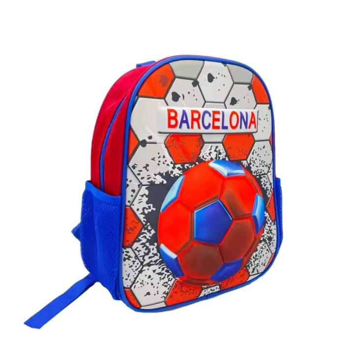 Fútbol Club Barcelona  - Mochila Infantil 3D   F.C. Barcelona Balon de Futbol Blaugrana - Medidas: 31 x 26 x 11 cm. Correas ajustables y reforzadas - Ideal para niños en edad Preescolar - Licencia Oficial - Barça - 1