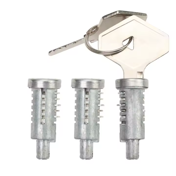 Cilindro De Bloqueo Frontal Con 2 Llaves Para Renault R4 (4L) R6 R12 R15 Y R17 (1961-1992) Pieza De Repuesto De Automóvil - 1