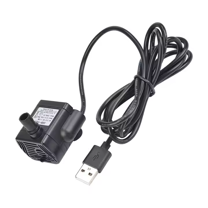 Bomba De Agua Inmersa Sin Escobillas USB Mini Para Acuarios Y Dispensadores De Agua Para Mascotas Accesorios De Silencio Extremo - 1