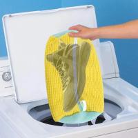 Bolsa De Lavar Zapatillas De Algodón Red De Lavado Para Ropa Y Zapatos Organizador Anti-deformación Fácil Eliminación De Suciedad - details 0