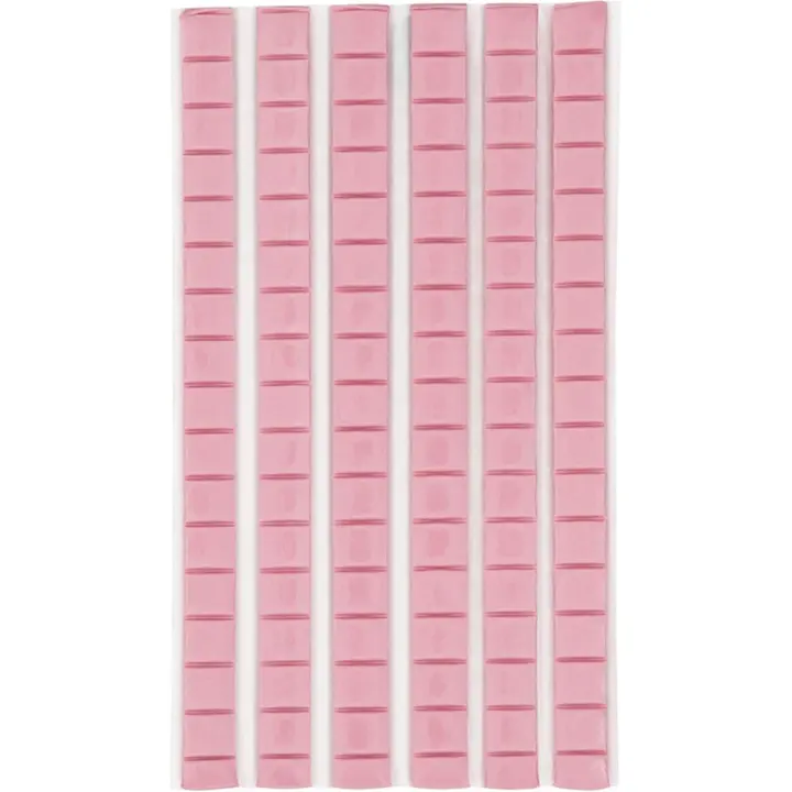 Póster adhesivo de 96 piezas, masilla pegajosa no tóxica de montaje, reutilizable y extraíble, seguro para pared, color rosa - 1