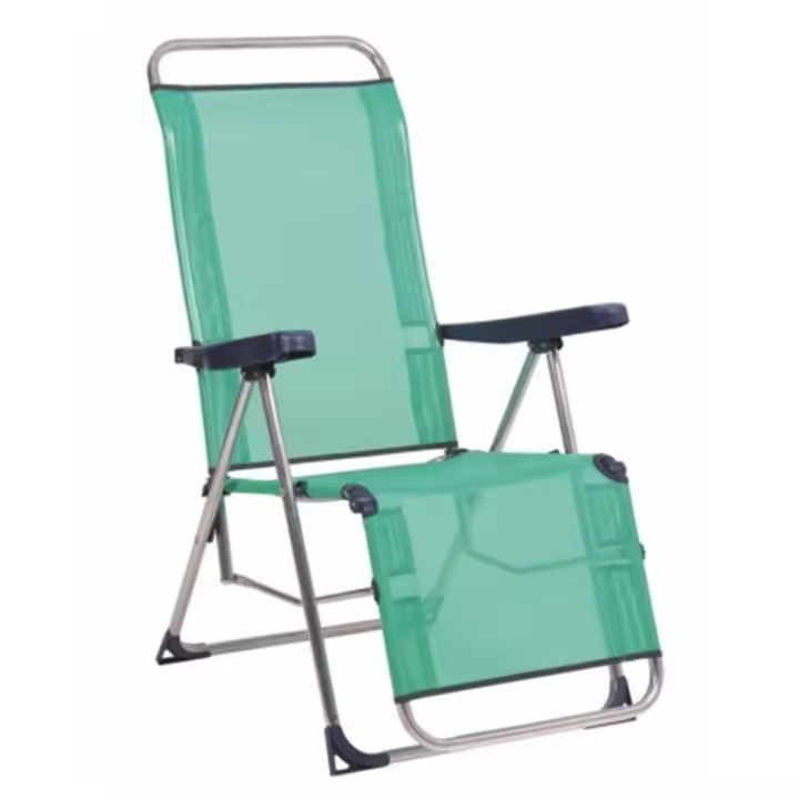 TUMBONA PLAYA ALUMINIO RELAX VERDE AGUA FIBRELINE - 1