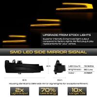 2pcs Luz De Señal Dinámica LED Para Espejo Exterior Indicador Para Mercedes Benz Clases W204 CLA a B C E S GLA GLK CLS W176 W212 - details 1
