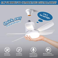 Ventilador with Luz LED para dormitorio, restorante, ventilador de techo, accesorios de iluminación simples y modernos para más alto - details 1