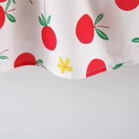 Vestido De Verano Para Niñas 0-3 Años Estilo Casual Con Volante Y Diseño De Pears Florido Manga Corta Tipo Halter Longitud De Pierna Vestido De Mujer - details 26