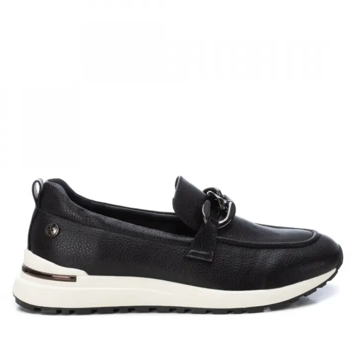 Mocasines y náuticos mujer XTI 14337301 MOCASIN CADENA NEGRO 33922 24I - 1