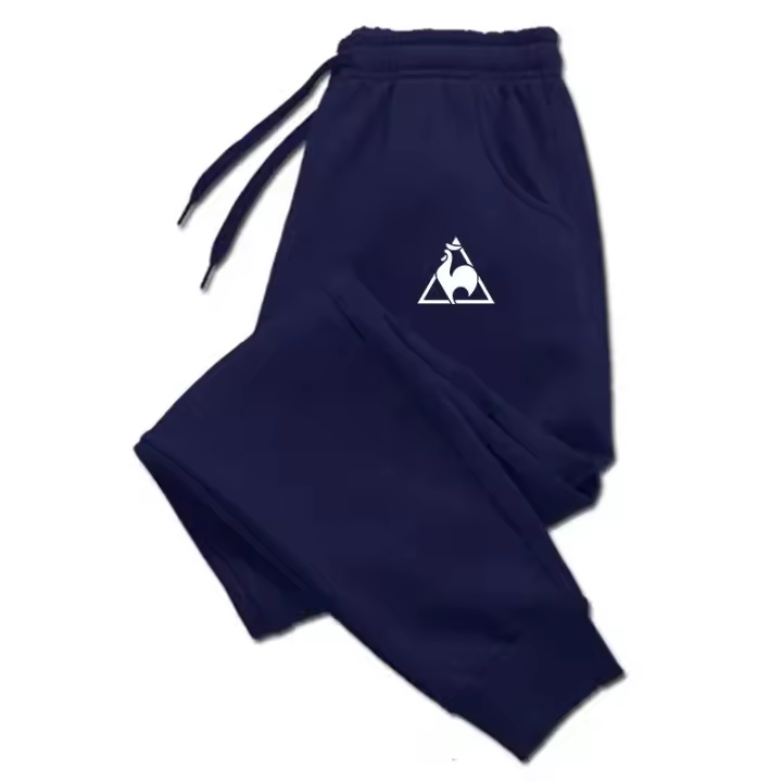 Pantalones De Correr Para Hombre Con Estampado Animal Fitness Running Sportswear Leggings Casuales De Medio Peso Con Cierre De Cordón - 1