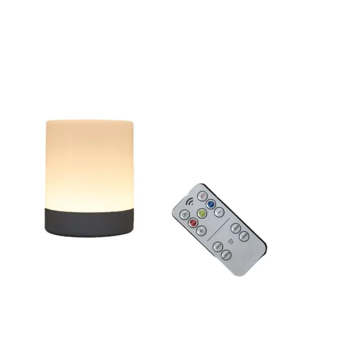 Lámpara De Noche LED Recargable Toque USB Para La Cama Con 3 Colores Iluminación Suave Para Lectura Y Protección Ocular Para El Dormitorio - 1