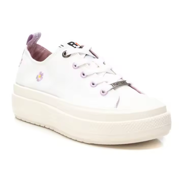 Calzado mujer Zapatillas Refresh Zapatillas 172562 Canvas Blanco - 1
