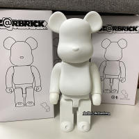 Figura De Acción 28cm Galaxia Pintura Oso Negro Blanco Bearbrick DIY Modelo 3D Mini Bricks Juguete Para Adolescentes Y Adultos - details 6
