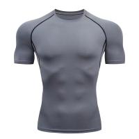 Camiseta De Compresión Para Correr Para Hombres Secado Rápido Fitness Gimnasio Rashguard T-Shirts Deportivas Bodybuilding Estirables 2023 - details 2