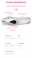 Eléctrico de papada y Máquina V-face dispositivo con 4 Modos Y 3 engranes de intensidad ajustable - Máquina intelente de papada para V-face/Gift de Navidad - details 7