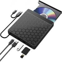Leer Y Grabar DVD USB 3.0 Tipo C 5 En 1 Enchufe Externo Para PC Portátil Y De Escritorio Soporte De Disco 2MB Velocidad Máxima De Grabación DVD 8x - details 6