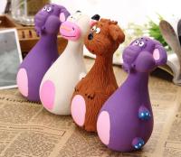 Juguete De Sonido Para Perros Nuevo Diversión De Dientes De Peluche Cartoon Forma Teddy Limpieza Y Entrenamiento De Goma Suministros Para Mascotas - details 4