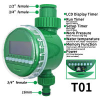 Controlador De Riego Automático LCD Display Timer Electrónico Para Jardín Válvula De Irrigación Inteligente Dispositivo De Control De Agua - details 2