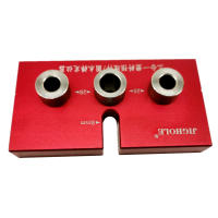 Juego De 3 En 1 Herramienta De Carpintería Para Agujeros De Bolsillo En Aleación De Aluminio Guía De Perforación Para Tablas De Madera 8/10/15mm - details 25