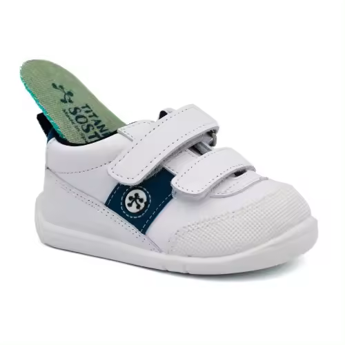 Deportivas respetuosas piel lavable TITANITOS POU. Hechas en España - 1