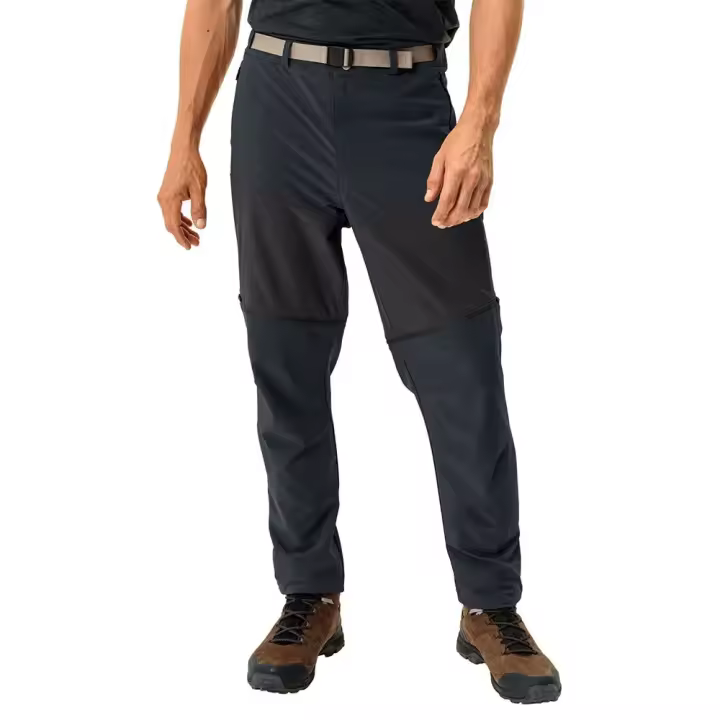 Vaude Pantalones Elope Zip Off Gris - 1