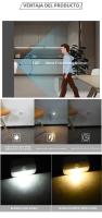 Luz Nocturna LED Con Sensor De Movimiento Para Interior Pega En La Pared Iluminación Para Pasillo Escalera Baño Armario Dormitorio Batería Operada Luz Rectangular - details 7