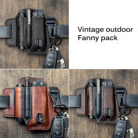 Bolsa De Herramientas Táctica De Cuero Para Camping Y Caza Almacenamiento Portátil De Bolsillo Para Cinturón - details 3