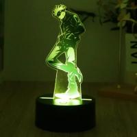 Lámpara De Noche LED 3D Anime Figuras Jujutsu Kaisen Acrílico RGB Toque Inteligente 7 Colores Luz De Decoración Para Dormitorio Regalos - details 8