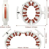 Masajeador Redondo Para Cintura Y Musculos Abdominales Rollo Portátil Para Cellulite Alivio Del Malestar Muscular En Piernas Y Caderas - details 5