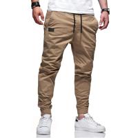Pantalones Casuales De Largo Para Jóvenes 2024 Tejidos Sólidos Coloridos Cintura Media Estilo Safari Pantalones De Cierre De Cremallera - details 3