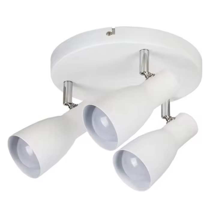 Lámpara Spot E27 Metal Blanco Estilo Minimalista Metal IP20 EBONY  RABALUX - 1