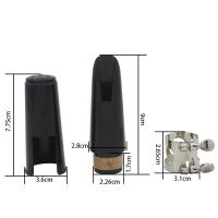Mandíbula De Clarinete Bb Bakelite Accesorios Profesionales Tradicionales Con Arco Y Reparaciones De Boquilla - details 1