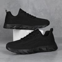 Zapatos De Correr Para Hombre Transpirables Zapatillas Deportivas Ligeros Antideslizantes Mesh Tenis De Caminar Exterior Correa De Lazo Flats Para Adultos - details 3
