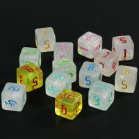 Dormia D6 Dados Personalizados De Alta Calidad En Acrílico Con Tinta Colorida Estilo Retro Para Juegos De Rol Y Entretenimiento - details 3