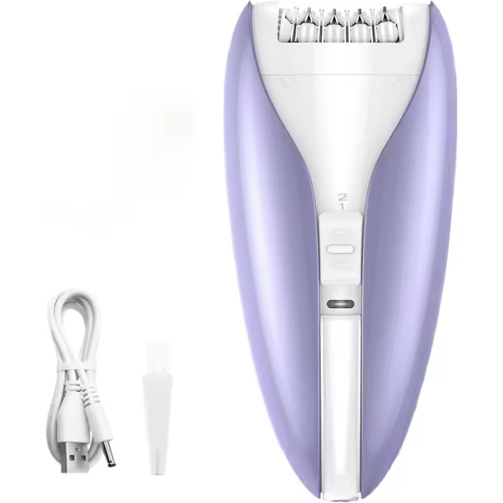 Depiladora inalámbrica para mujer - 750 mAh - Silenciosa - 2 velocidades - Para axilas, piernas, brazos - 1