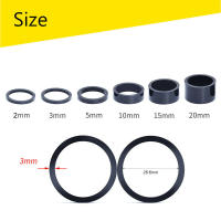 11PCS Espaciador De Bicicleta De Fibra De Carbono 2/3/5/10/15/20mm Accesorios Para Bicicleta De Montaña Compatible Con Tubería De 28.6mm - details 2
