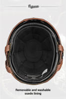 Casco De Motocicleta Retro PU Cuatro Moda Para Hombre Y Mujer Casco Medio Para Scooter Abs Material Peso 0.9kg - details 3