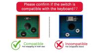 Juego De Teclas Mecánicas Para Teclado En Rojo Azul Marrón Y Negro Accesorios De Juego Con Silencio Y Eje Personalizado 1/5/10 Pcs - details 0