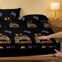 Manta De Cama Gigante Con Patrón Negro Mate 1 Pieza Colchón De Cama De Dibujos Animados Para Dormitorio Material Poliéster 100% - details 3