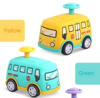 Juguete Educativo Para Niños Coche De Resbalón Inercia Azul Para Interacción Padre-Hijo Interior Juguetes De Taxi Avión Autobús Escala 1:32 Regalo De Cumpleaños - details 7