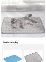 Alfombra De Enfriamiento Para Mascotas Pequeñas Perro Gato Sillón Nido Durable Verano Somnoliento Pluma De Algodón - details 7