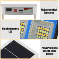 Nueva Lámpara De Emergencia Solar Recargable LED Portátil Proyector De Foco Amplio Para Exteriores Camping Luz De Fosa - details 6