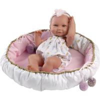 Llorens 73806 NEW BORN niña - muñeca bebé realista con cuerpo de vinilo completo - 40 cm - Edad +3 Años - details 0