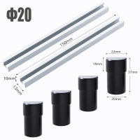 2 Pcs Tablero De Bloqueo De Trabajo En Mesa Para Carpintería DIY Con Agujero Para Perro 19/20mm Abrazadera De Fijación Para Riel De T Herramienta De Carpintería - details 6