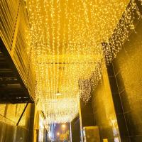 Guirnalda De Luces LED Para Exterior 4x0.6m Decoración De Navidad Para Patio Fénix De Hadas Cinta De Luces Para Bodas Y Jardines - details 1