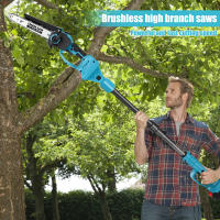 Sierra de Pértiga Inalámbrica 2 en 1 Eléctrica 8" con Motosierra Mini | Motobrushless | Kit con 2 Baterías | Poda de Árboles | Pértiga Extensible - details 4
